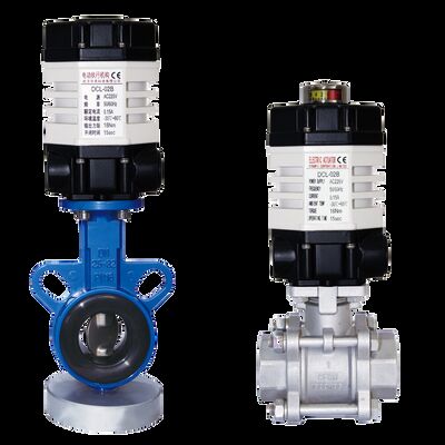 Super Torque Miniatuur 7S 9Nm DC24V Klep Actuator