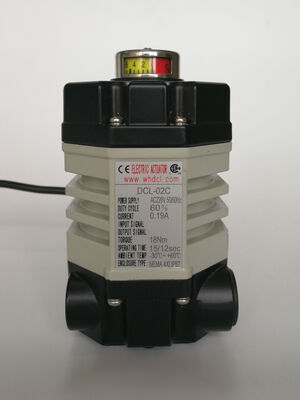 CSA Super torque miniatuur DC/AC 18Nm elektrische actuator