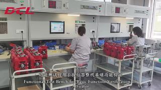 Uitgebreide prestatietest van elektrische actuator
