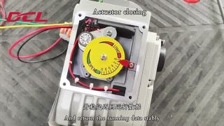 Modbus-RTU-communicatietest voor elektrische actuatoren